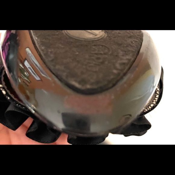 Sexy Carlos Santana High Heel Black Lace & Ribbon Slide - Picture 12 of 12